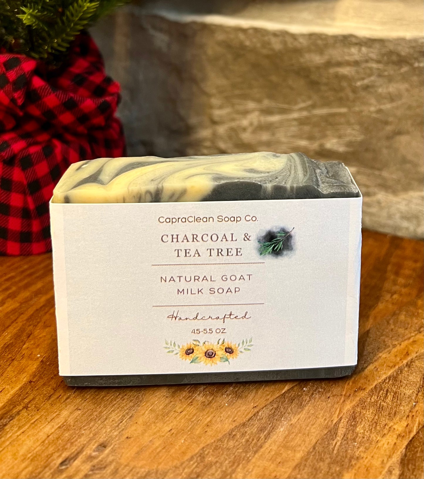 Charcoal and Tea Tree Goat Milk Soap